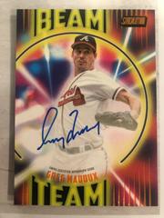 Greg Maddux [Orange] Baseball Cards 2022 Stadium Club Beam Team Autographs Prices