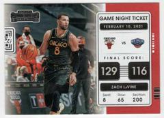 Zach LaVine Basketball Cards 2021 Panini Contenders Game Night Ticket Prices