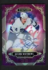 Auston Matthews [Red Autograph] #26 Hockey Cards 2020 Upper Deck Stature Prices