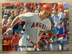 Mike Trout [Black Foil] Baseball Cards 2020 Stadium Club Prices