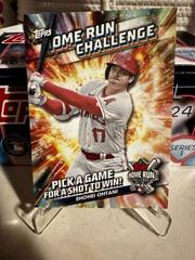 Shohei Ohtani #HRC-1 Baseball Cards 2024 Topps Home Run Challenge Prices