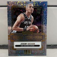 Jeremy Sochan #4 Basketball Cards 2022 Panini Contenders Rookie of the Year Prices