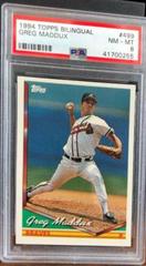 Greg Maddux #499 Baseball Cards 1994 Topps Bilingual Prices
