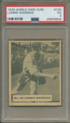 Lonnie Warneke #100 Baseball Cards 1936 World Wide Gum Prices