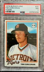 Tim Corcoran Baseball Cards 1978 Burger King Tigers Prices