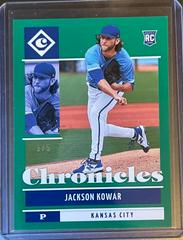 Jackson Kowar [Green] Baseball Cards 2022 Panini Chronicles Prices