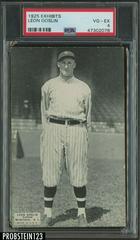 Leon Goslin Baseball Cards 1925 Exhibits Prices