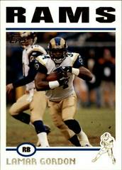 Lamar Gordon [Collection] #8 Football Cards 2004 Topps Prices