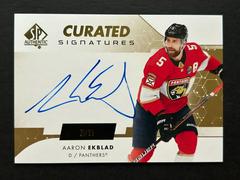 Aaron Ekblad #SPC-AE Hockey Cards 2022 SP Authentic Curated Signatures Prices