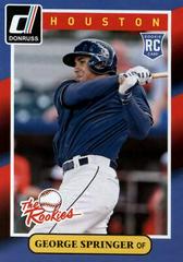 George Springer Baseball Cards 2014 Donruss the Rookies Prices