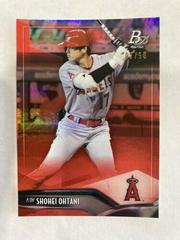 Shohei Ohtani [Red] #93 Baseball Cards 2021 Bowman Platinum Prices