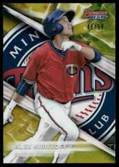 Alex Kirilloff [Gold Refractor] #TP-27 Baseball Cards 2016 Bowman's Best Top Prospects Prices