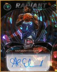 Anthony Edwards [Astral] Basketball Cards 2021 Panini Spectra Radiant Signatures Prices