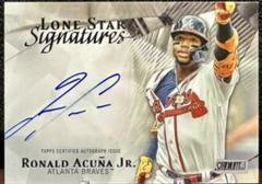 Ronald Acuna Jr. Baseball Cards 2022 Stadium Club Lone Star Signatures Prices