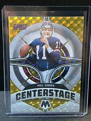 Phil Simms [Gold] #CS-23 Football Cards 2022 Panini Mosaic Center Stage Prices