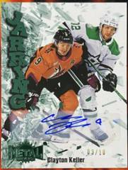 Clayton Keller [Autograph] #JR-19 Hockey Cards 2022 Skybox Metal Universe Jarring Prices