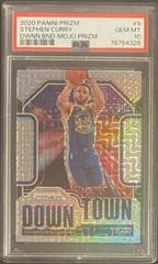 Stephen Curry [Mojo Prizm] #9 Basketball Cards 2020 Panini Prizm Downtown Bound Prices