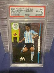 Juan Roman Riquelme Soccer Cards 2006 Panini World Cup Germany Prices