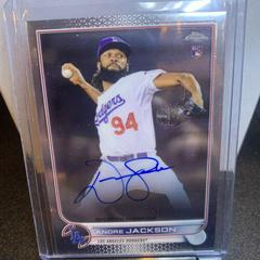 Andre Jackson Baseball Cards 2022 Topps Chrome Rookie Autographs Prices
