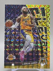 LeBron James [Reactive Yellow] #4 Basketball Cards 2022 Panini Mosaic Elevate Prices