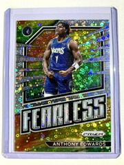 Anthony Edwards [Fast Break] #10 Basketball Cards 2022 Panini Prizm Fearless Prices