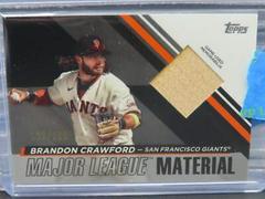 Brandon Crawford [Black] #MLM-BC Baseball Cards 2024 Topps Major League Material Prices