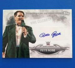 Pete Rose #UA-PR Wrestling Cards 2015 Topps WWE Undisputed Autographs Prices