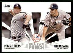 Roger Clemens, Mike Mussina Baseball Cards 2023 Topps One Two Punch Prices