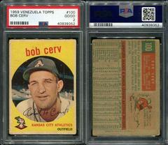 Bob Cerv Baseball Cards 1959 Venezuela Topps Prices