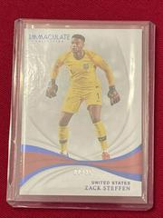 Zack Steffen [Sapphire] Soccer Cards 2018 Panini Immaculate Prices