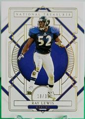 Ray Lewis [Gold] #10 Football Cards 2020 Panini National Treasures Prices