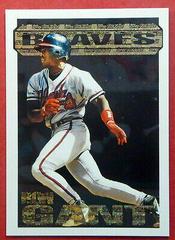 Ron Gant #31 Baseball Cards 1994 Topps Black Gold Prices