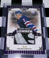 Brian Leetch [Platinum] #GUL-BL1 Hockey Cards 2021 Leaf Lumber Game Used Prices