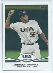 Addison Russell #USA57 Baseball Cards 2011 Topps USA Baseball Prices