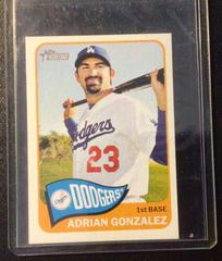 Adrian Gonzalez [Mini] #473 Baseball Cards 2014 Topps Heritage Prices
