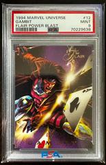 Gambit #12 Marvel 1994 Flair Power Blast Prices