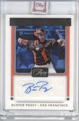 Buster Posey #LS-BP Baseball Cards 2022 Panini Three and Two Legendary Signatures Prices