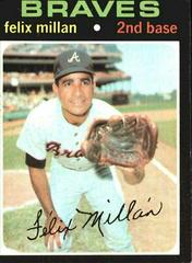 Felix Millan #81 Baseball Cards 1971 Topps Prices