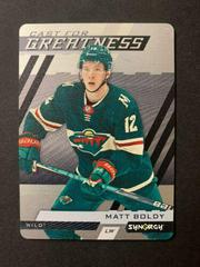 Matt Boldy #CG-25 Hockey Cards 2022 Upper Deck Synergy Cast For Greatness Prices