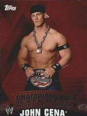 John Cena Wrestling Cards 2010 Topps WWE Championship Material Prices
