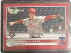 Andrew Painter [Red] #PD-48 Baseball Cards 2022 Topps Pro Debut Prices
