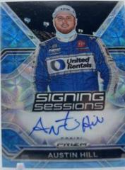 Austin Hill [Carolina Blue Scope] #S-AH Racing Cards 2021 Panini Prizm Signing Sessions Prices