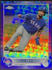 Marcus Semien [Purple] #5 Baseball Cards 2022 Topps Chrome Logofractor Prices