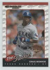 Craig Monroe #R66 Baseball Cards 2001 Donruss Rookies Prices