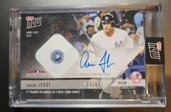 Aaron Judge [Autograph Relic] #835A Baseball Cards 2018 Topps Now Prices