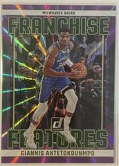 Giannis Antetokounmpo [Purple] #10 Basketball Cards 2023 Panini Donruss Franchise Features Prices
