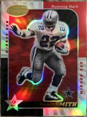 Emmitt Smith [2 Star Mirror Red] Football Cards 2000 Leaf Certified Prices