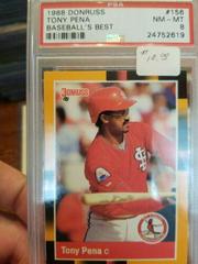 Tony Pena #156 Baseball Cards 1988 Donruss Baseball's Best Prices