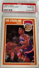 Rod Strickland Basketball Cards 1989 Fleer Prices