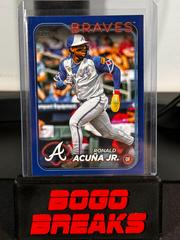 Ronald Acuna Jr. [Royal Blue] #1 Baseball Cards 2024 Topps Prices
